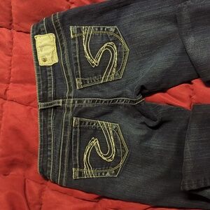 W29 L31 Camden Low Rise Silver Jeans